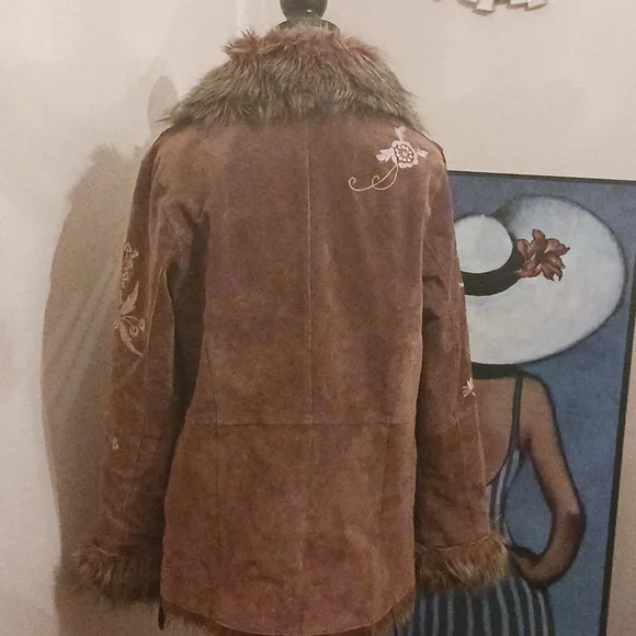 Vintage Spiegel Suede Coat